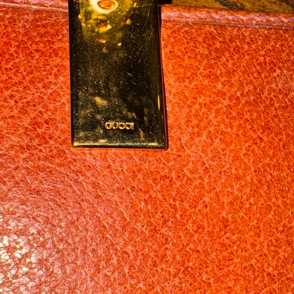 Gucci Buckle Leather Wallet 1980’-1990’s with box and dust bag - Picture 5 of 14
